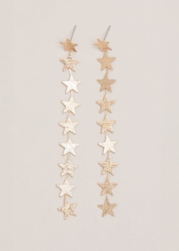 Phase Eight Gold Star Drop Jewellery Gold Canada | PKTRBS-840